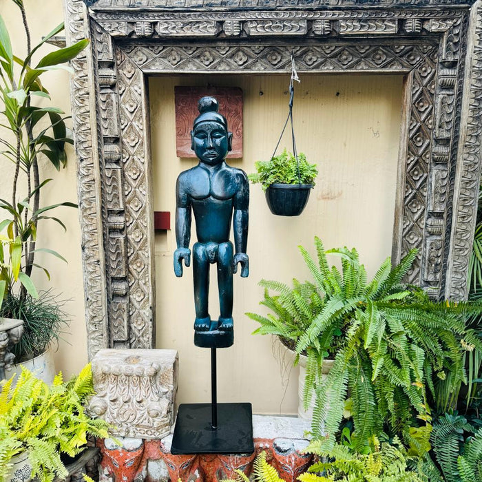 Aarush : Wooden Sculpture (4 feet high)