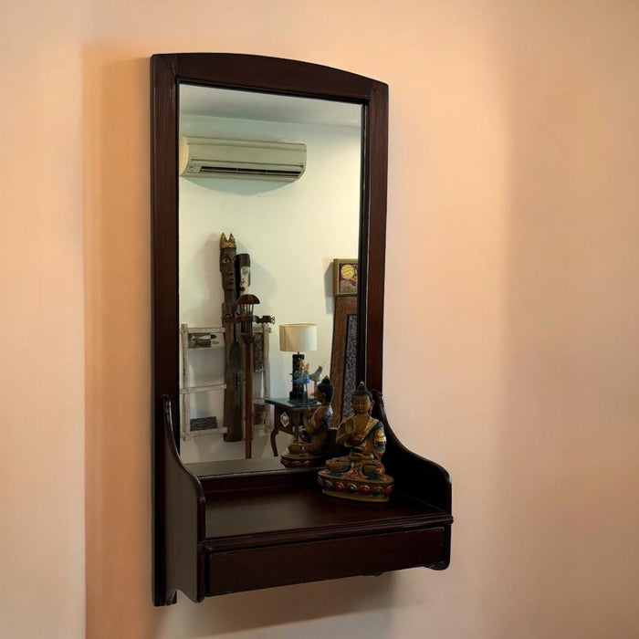 Antique wooden mirror : Aaina 23 ( 3 feet long)