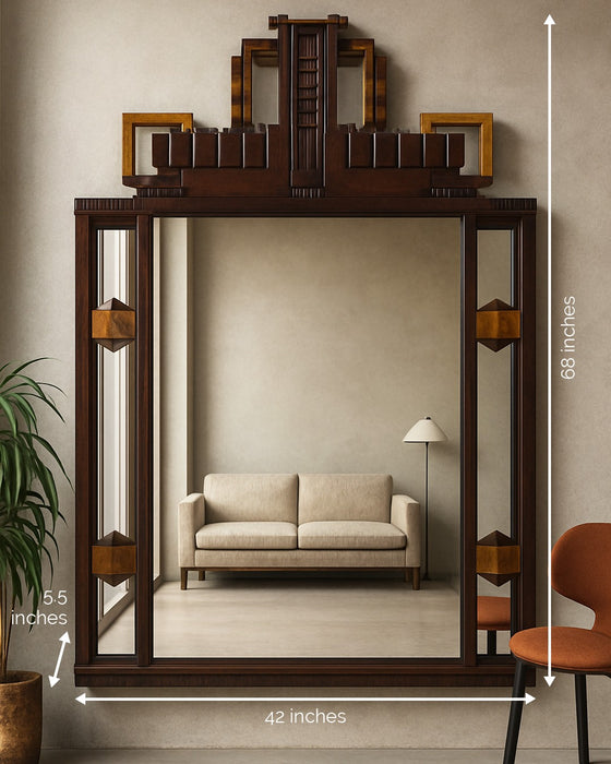 Large Art Deco mirror