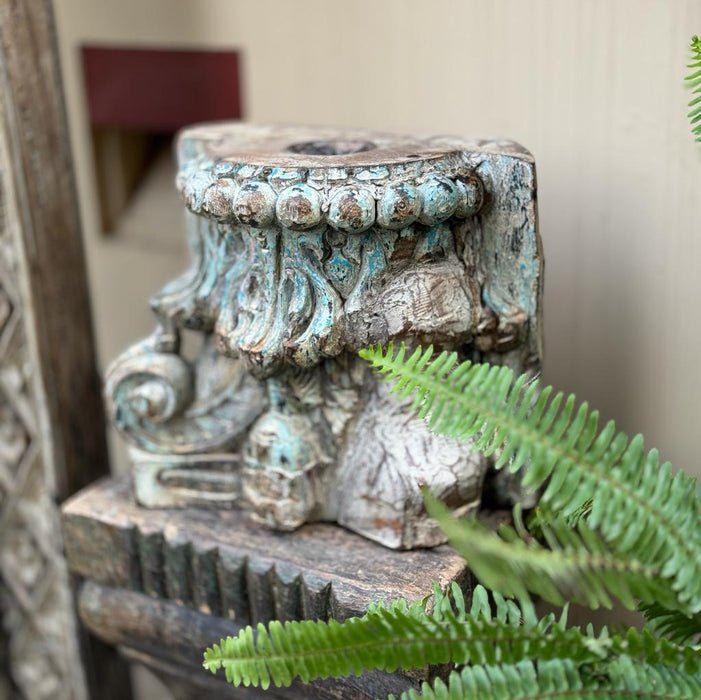 Parwaz 6 : Carved Wooden Candle stands