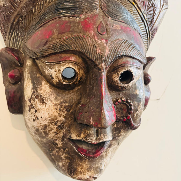 Vintage Wooden Mask