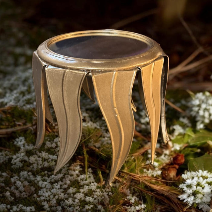 Glam Gold Mirror Top table : Aaima 33