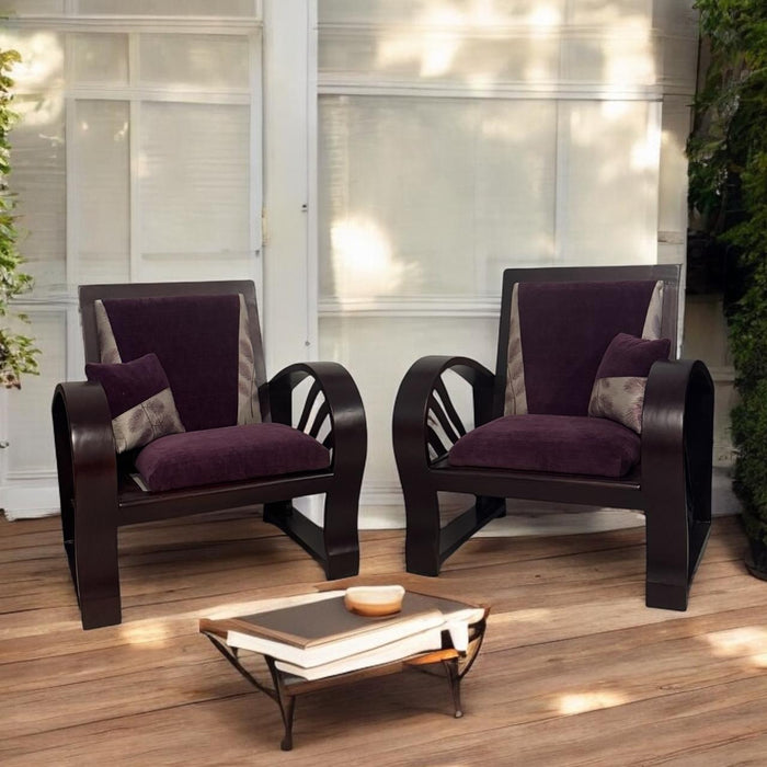 Art Deco Single Chairs ( Set of two)