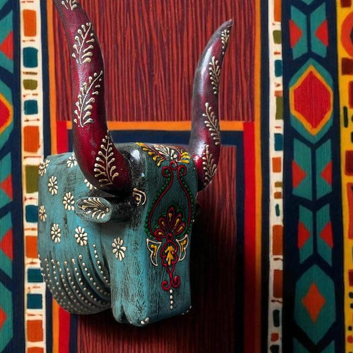 Wooden Bull head : 3