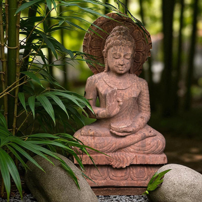 Stone Carved Buddha – Serenity in Stone : Murat 13