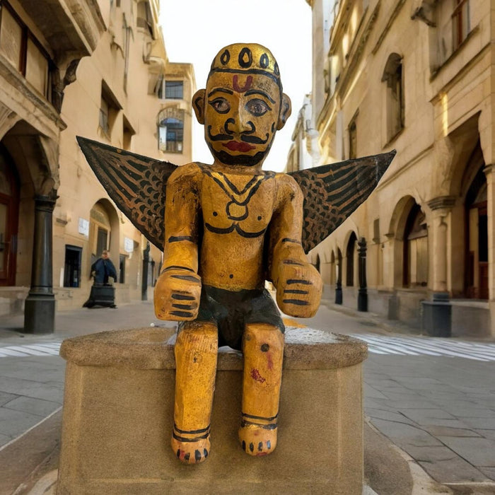 Wooden Sculpture : Devdoot 1