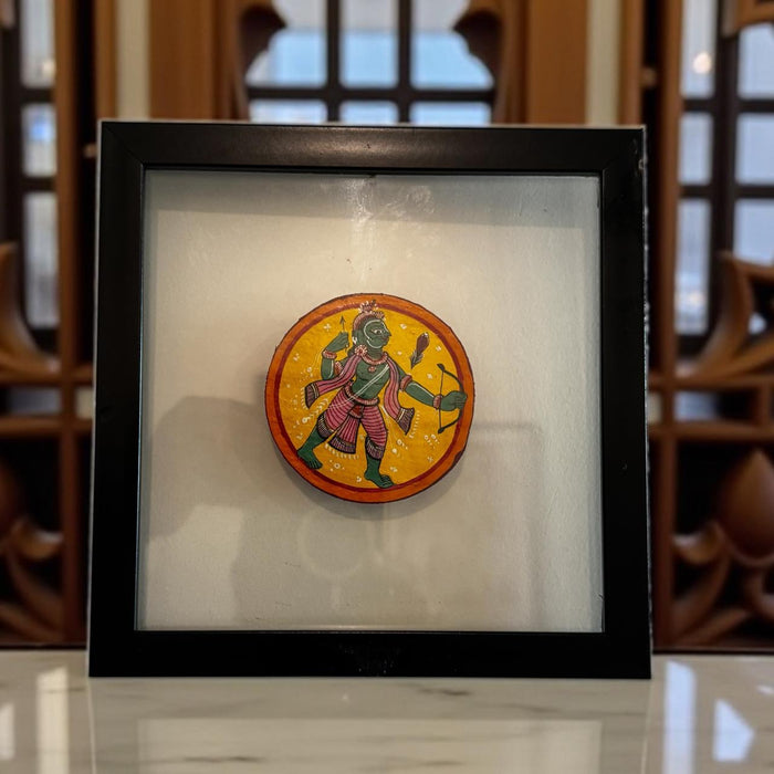 Framed Circular Playing Cards – Artistic & Intricate- Ganjifa 3
