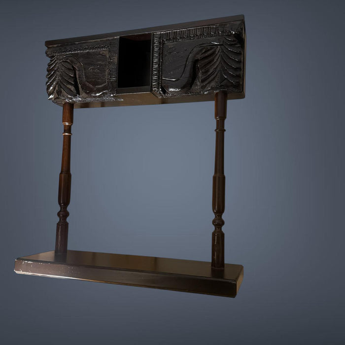 Antique Rosewood Jharokha : Haya 9 (2.5 feet )