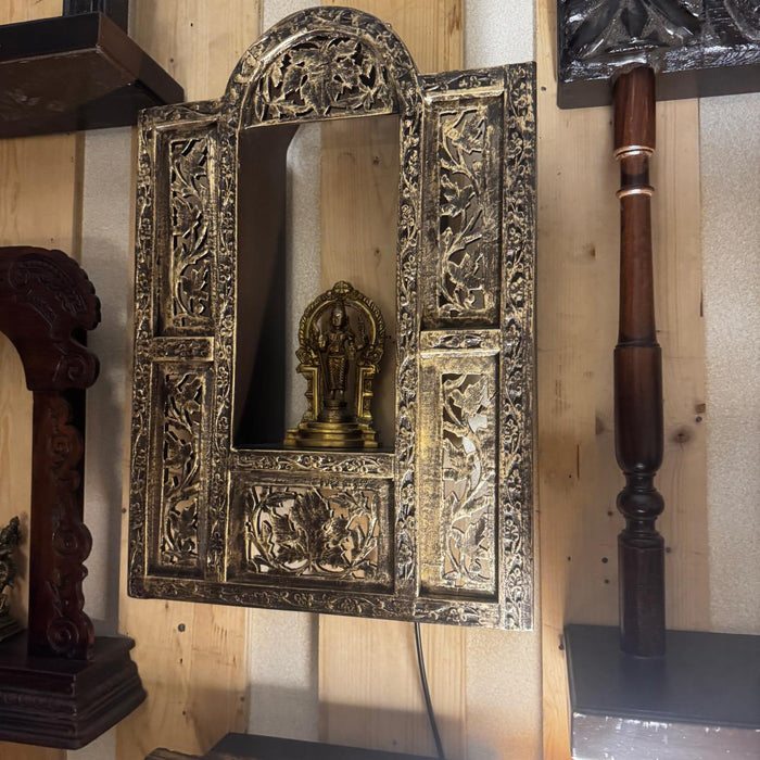 Walnut Wood Fretwork Jharokha : Haya 15