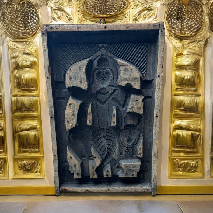 Wood cut Krishan : Keshwa