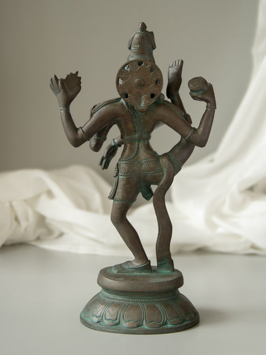 Rudratandava Brass Idol – Divine Dance of Lord Shiva