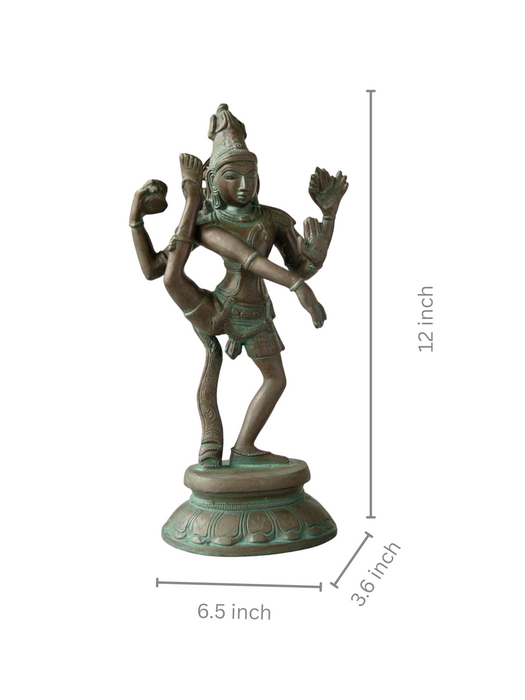 Rudratandava Brass Idol – Divine Dance of Lord Shiva