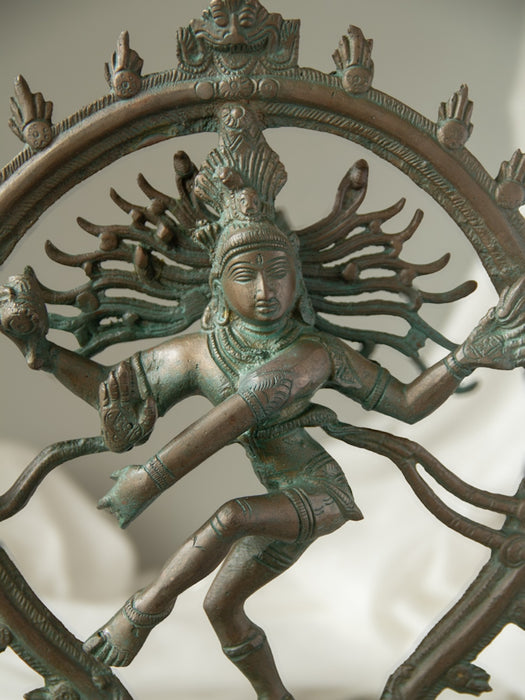 Lord Shiva as Nataraja Brass Idol in Cosmic Dance Mudra