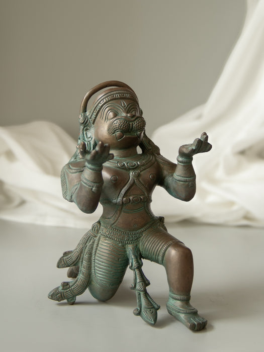 Hanuman Vahanam Brass Idol