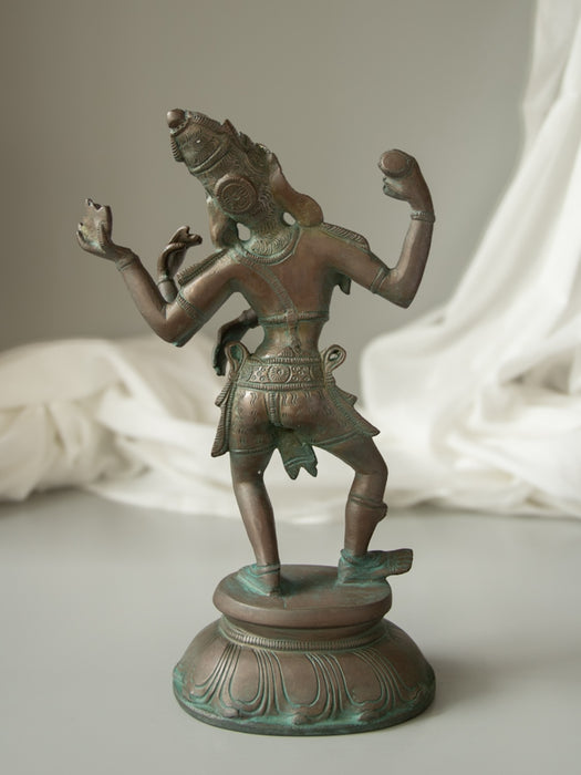 Dancing Shiva Brass Idol