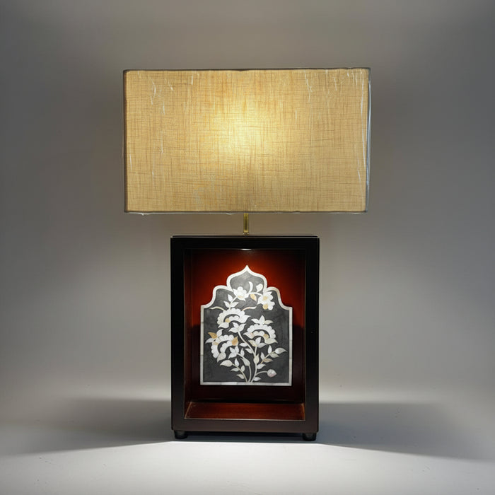 Thikri Panel Lamp – Elegant Craftsmanship in Light : Noor 27 ( Shade included)