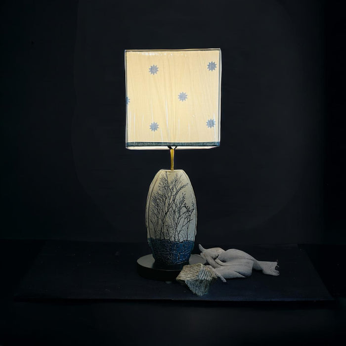 Ceramic lamp : Noor 5 ( Shade Included)