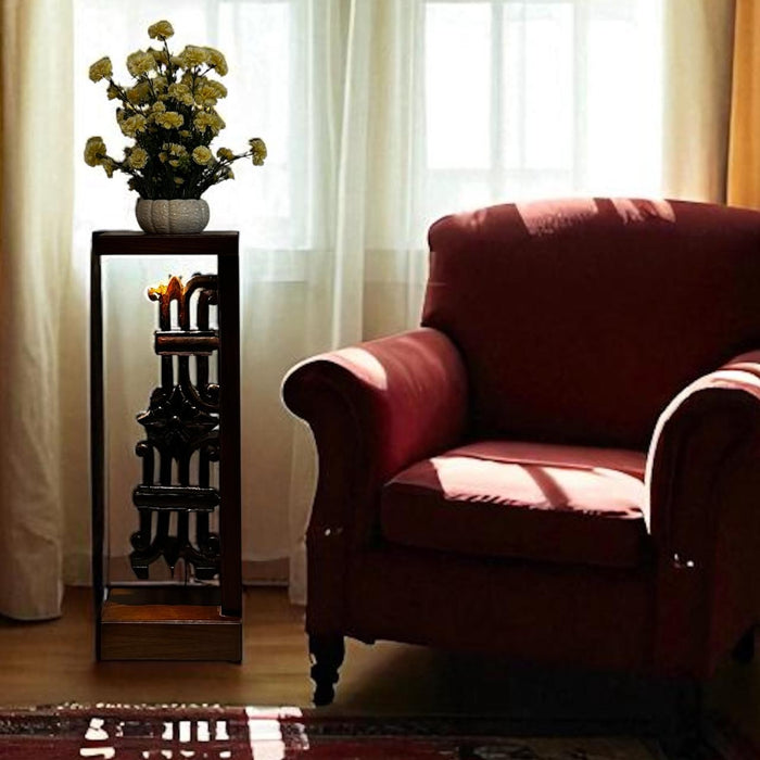 Wooden Pedestal – Elegance with Functionality: Ruhana 30