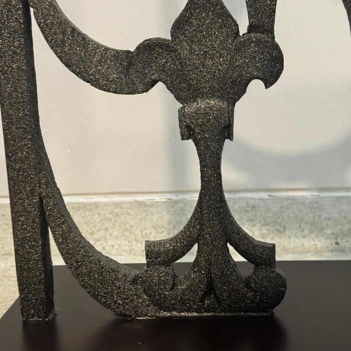 Vintage Teak Panel Pedestal – Irregular & Unusual : Ruhana 12