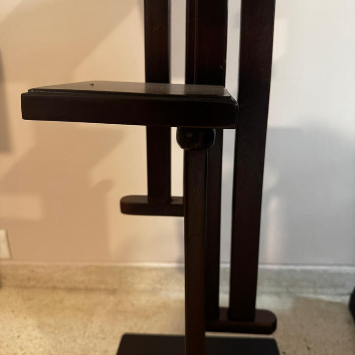 Teak Wood Three-Level Pedestal – Artistic & Functional : Ruhana 9