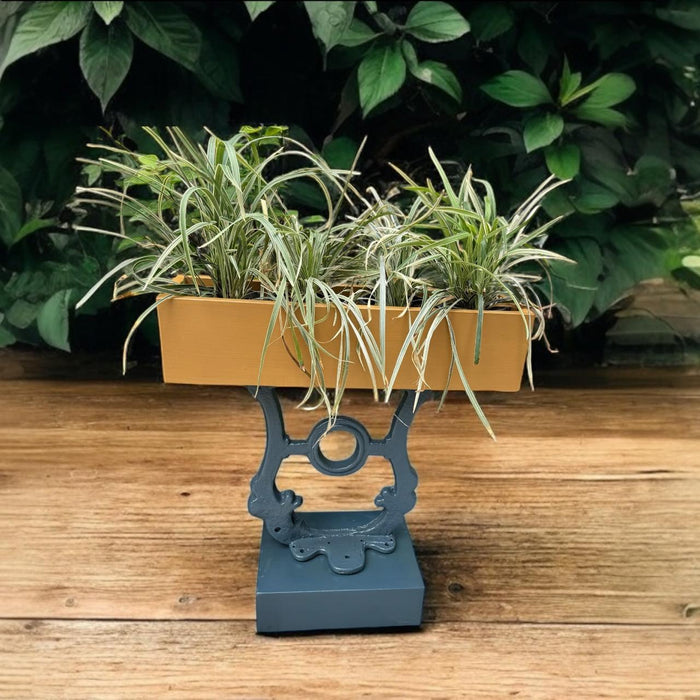 Wood and metal planter  : Baxa 10