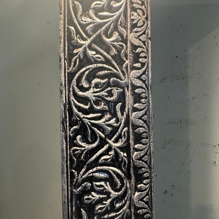 Tall carved Wooden Pillar : Stambh 1