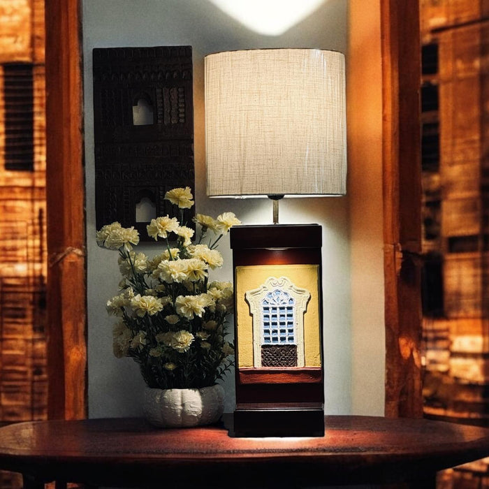Goa Ceramic tile lamp ( Shade Included): Noor 13