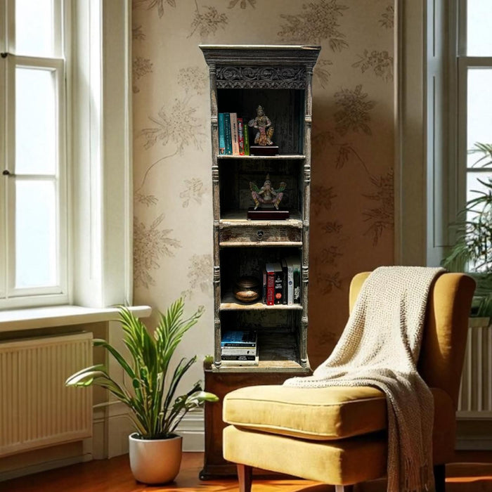 Vintage Wooden Bookshelf : Zarish 21