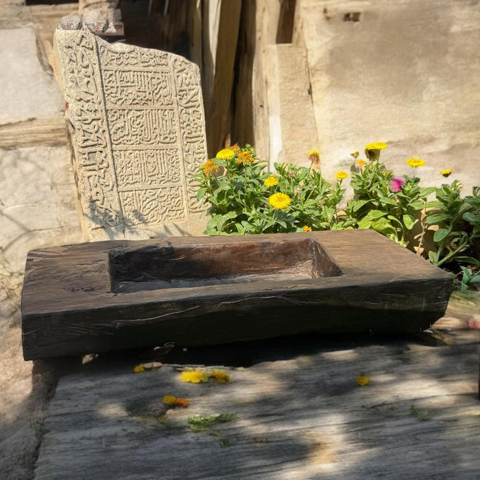 Vintage Wooden planter : Burhan 2