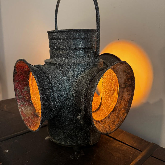 Antique Metal Table Lamp – Distressed & Distinctive : Noor 29