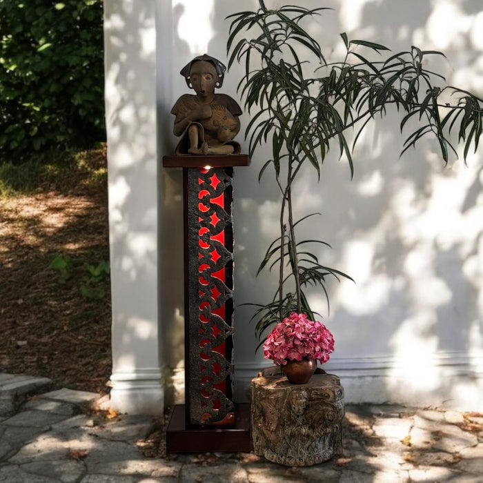 Metal Jali Pedestal : Ruhana 24