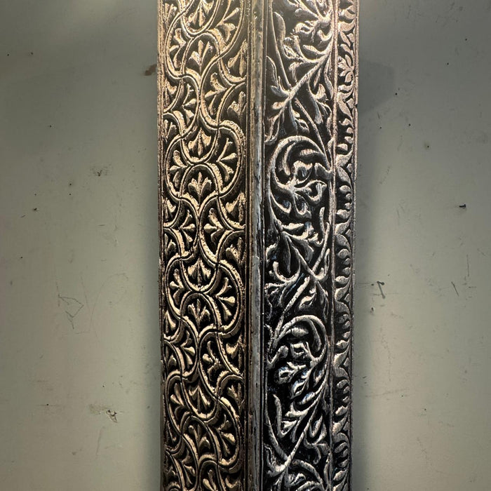 Tall carved Wooden Pillar : Stambh 1