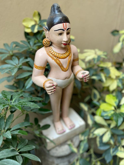 Bhakt Stone Sculpture - Khojcrafts