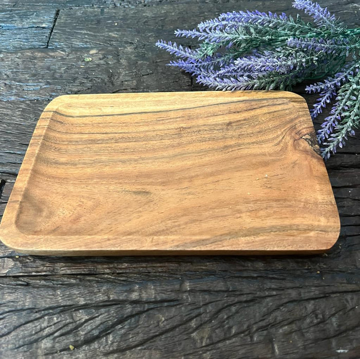 Rectangular Wooden Platter 5 : Food Grade (7" X 10" )