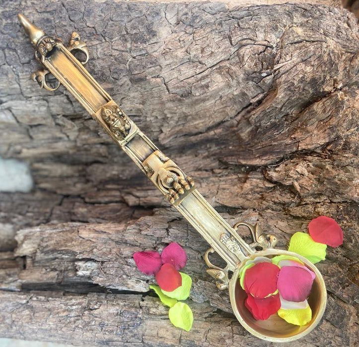 Arpan : Vintage Ceremonial Spoon - Khojcrafts