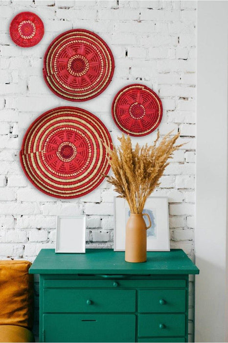 Sarayan Warm Sunflower Wallmount Set - Khojcrafts