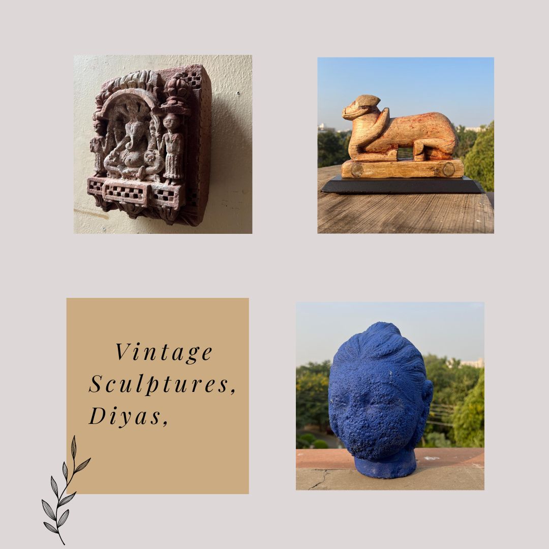 Vintage Sculptures, Diyas & More You'll Love