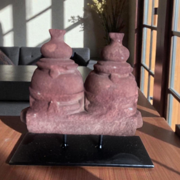 Agra Stone Domes on Steel Base : Pashan 3