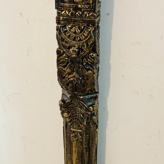Carved  Vintage Pillar  on a Stand : Stambh 1 (  Sold individually)