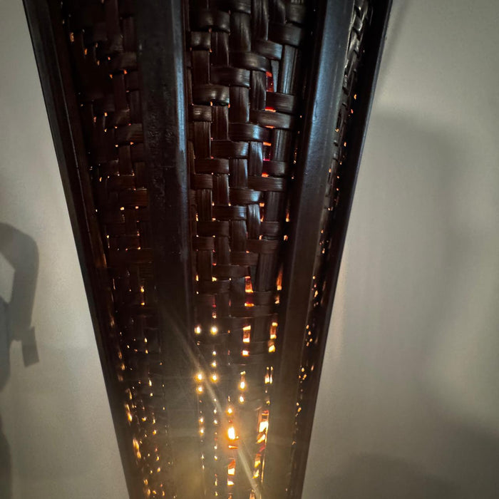 Tall Basket Lamp – Rustic Charm & Unique Design : Noor 50