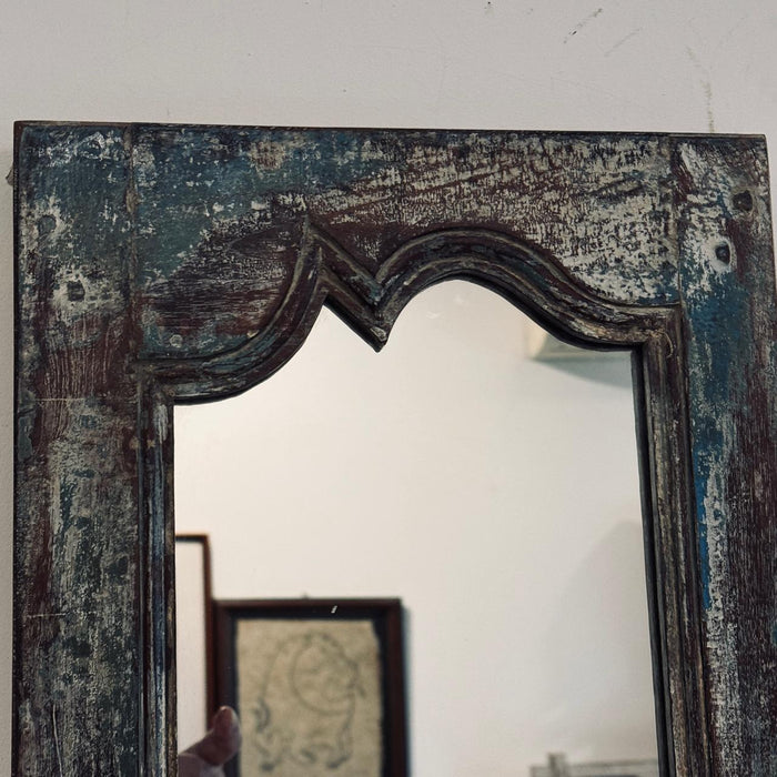 Wooden panel Mirror : Aaina 2