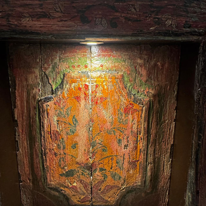 Vintage Hand-Painted Frame & Panels – Illuminated Statement Piece- Aariz 1