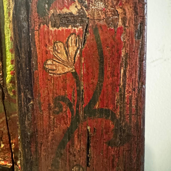 Vintage Hand-Painted Frame & Panels – Illuminated Statement Piece- Aariz 1