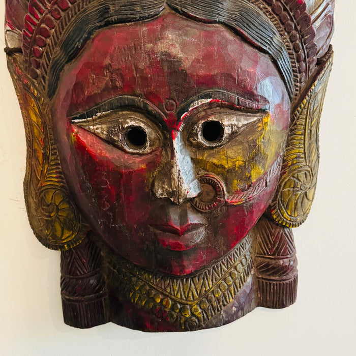 Vintage Devi Mask 3 : 3 feet high