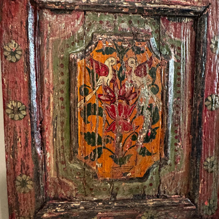 Vintage Hand-Painted Frame & Panels – Illuminated Statement Piece- Aariz 2