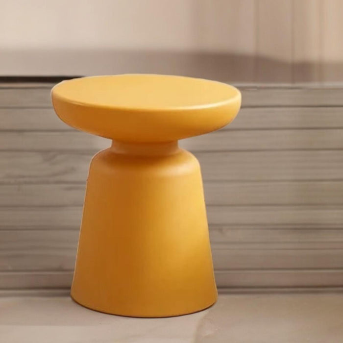 Mushroom Metal Table  : Aaima 12 (Yellow )