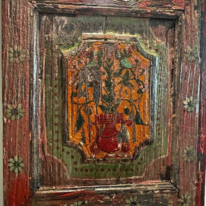 Vintage Hand-Painted Frame & Panels – Illuminated Statement Piece- Aariz 2