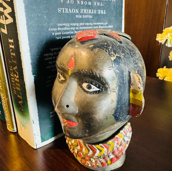 Gauri-3 : Brass Head Sculpture