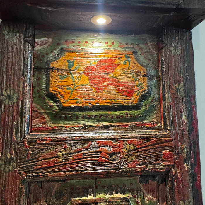 Vintage Hand-Painted Frame & Panels – Illuminated Statement Piece- Aariz 2