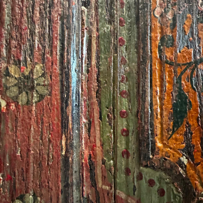 Vintage Hand-Painted Frame & Panels – Illuminated Statement Piece- Aariz 2